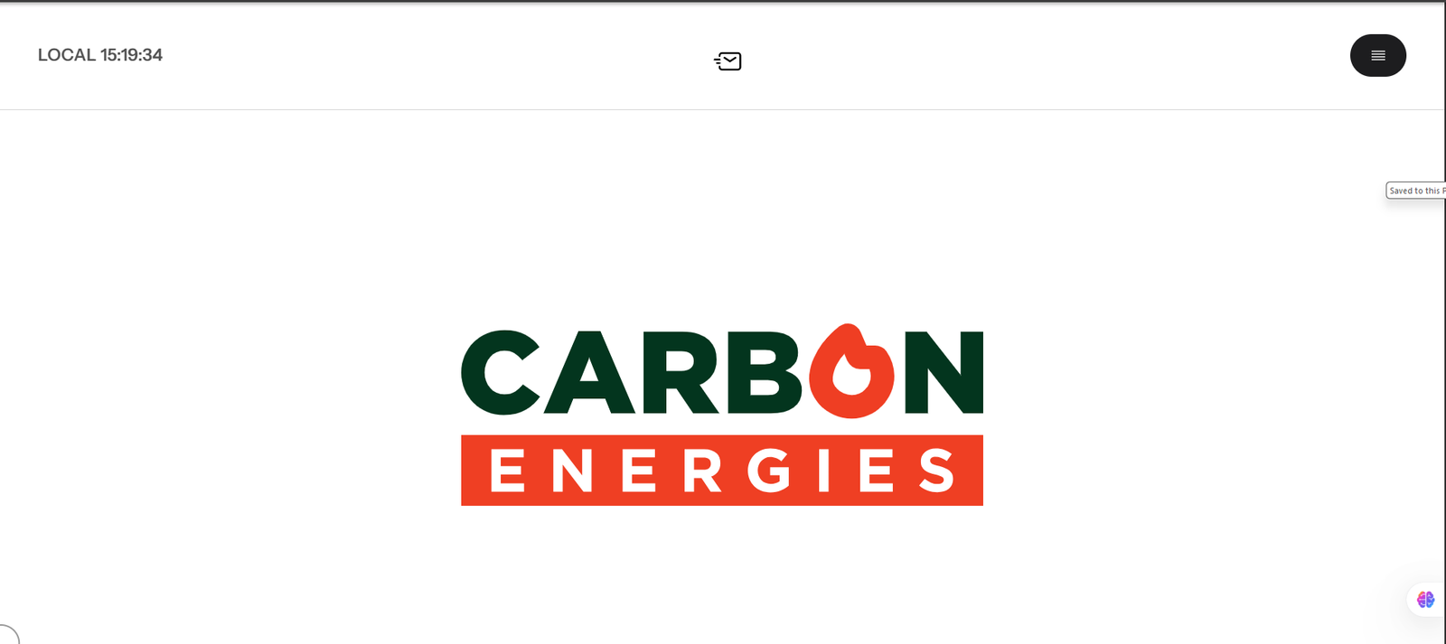 Carbon Energies Website Screenshot